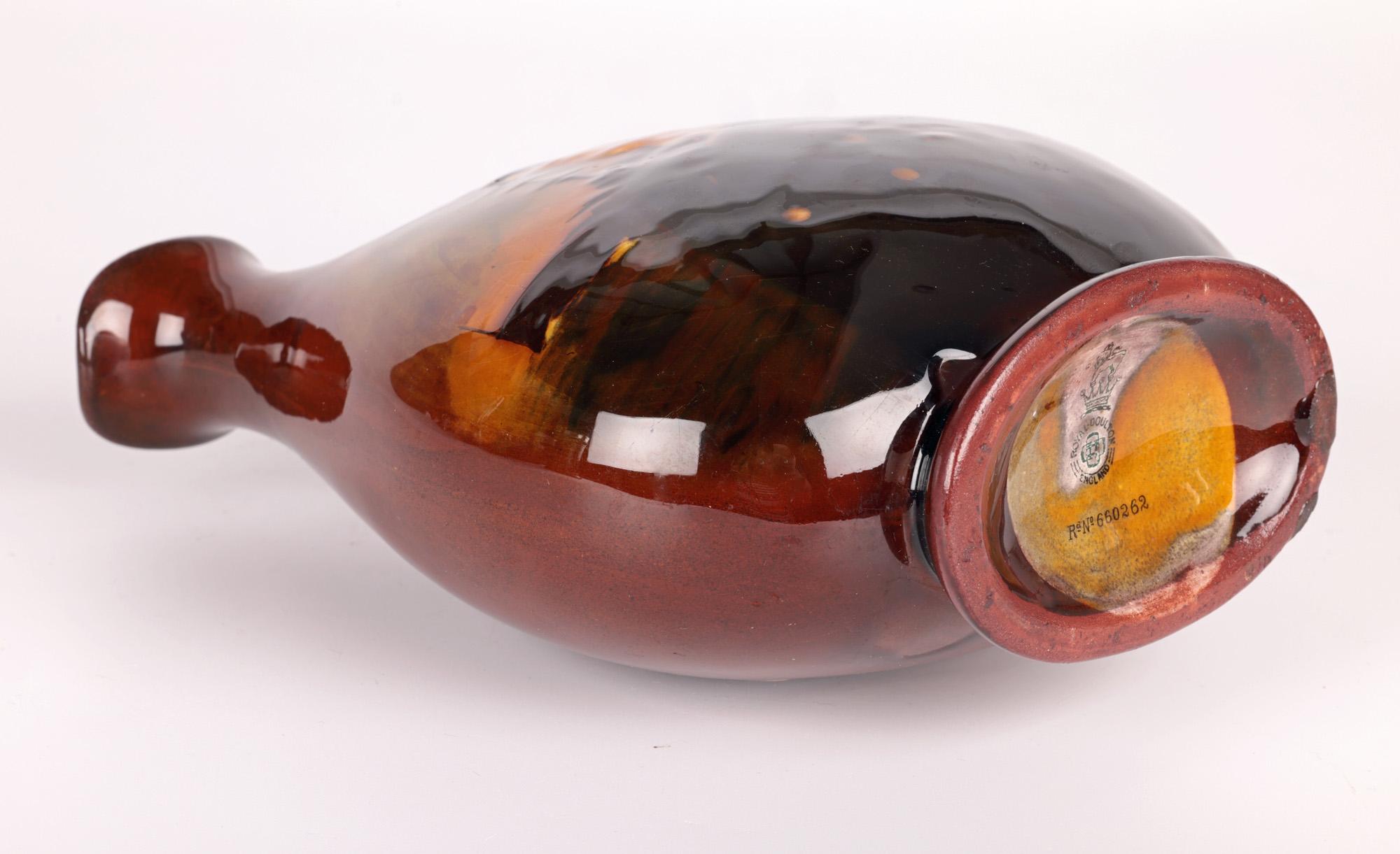 Doulton Burslem Frasco de whisky Kingsware Admiral Beatty Decorado Dewar's en venta 4