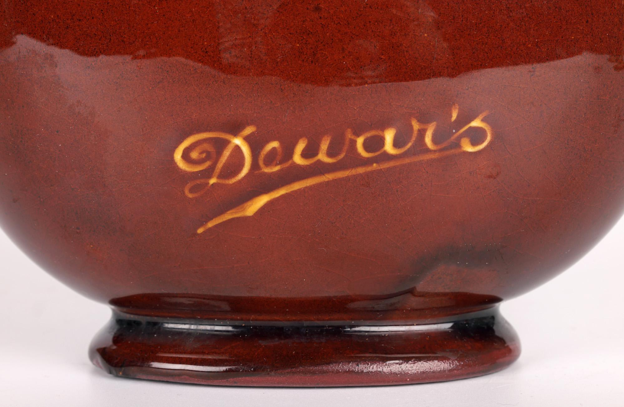 Doulton Burslem Kingsware Admiral Beatty Dekorierte Dewar's Whiskyflasche (Englisch) im Angebot
