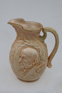 Doulton Burslem William Ewart Gladstone commemorative jug