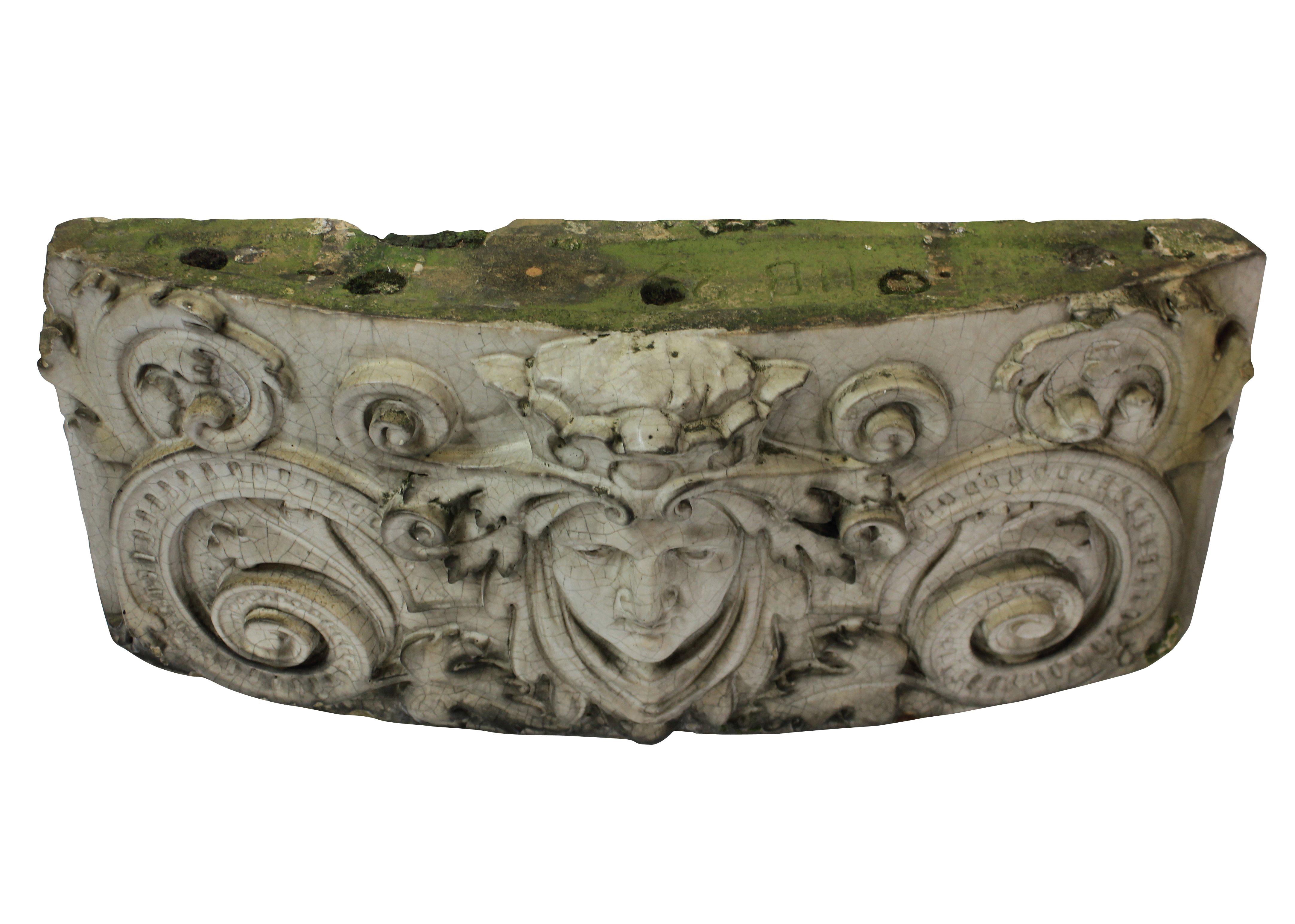 Doulton Carrara Ware Wall Pediment In Good Condition In London, GB