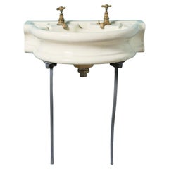 Doulton & Co Antique Sink with Primed Wrought Iron Stand