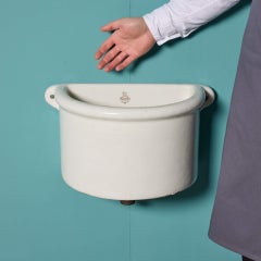 Doulton & Co Wall Mounted Semi-Circular Utility Basin