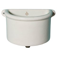 Antique Doulton & Co Wall Mounted Semi-Circular Utility Basin