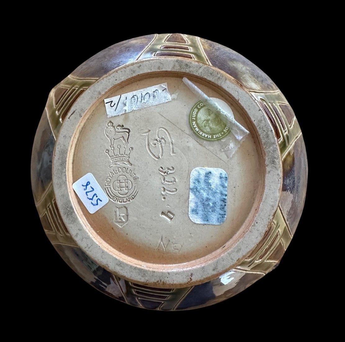 19th Century Doulton Lambeth Art Nouveau Vase