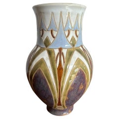 Doulton Lambeth Art Nouveau Vase
