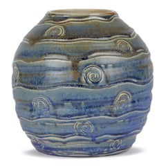 Doulton Lambeth Art Pottery Vase by Vera Huggins, circa 1935