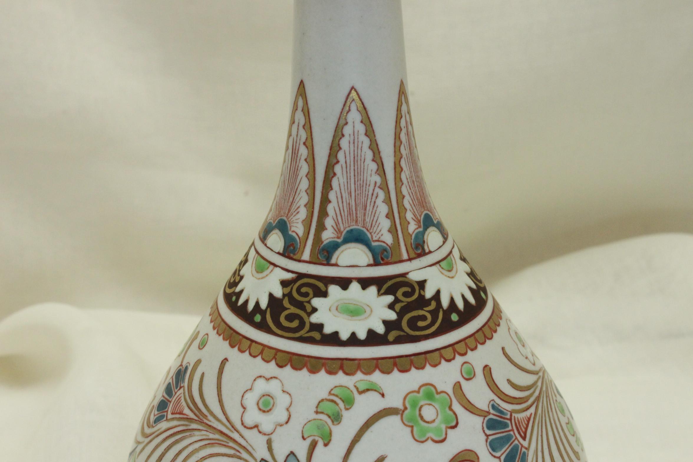 English Doulton Lambeth Carrara Ware Vase by Mildred Smallfield For Sale
