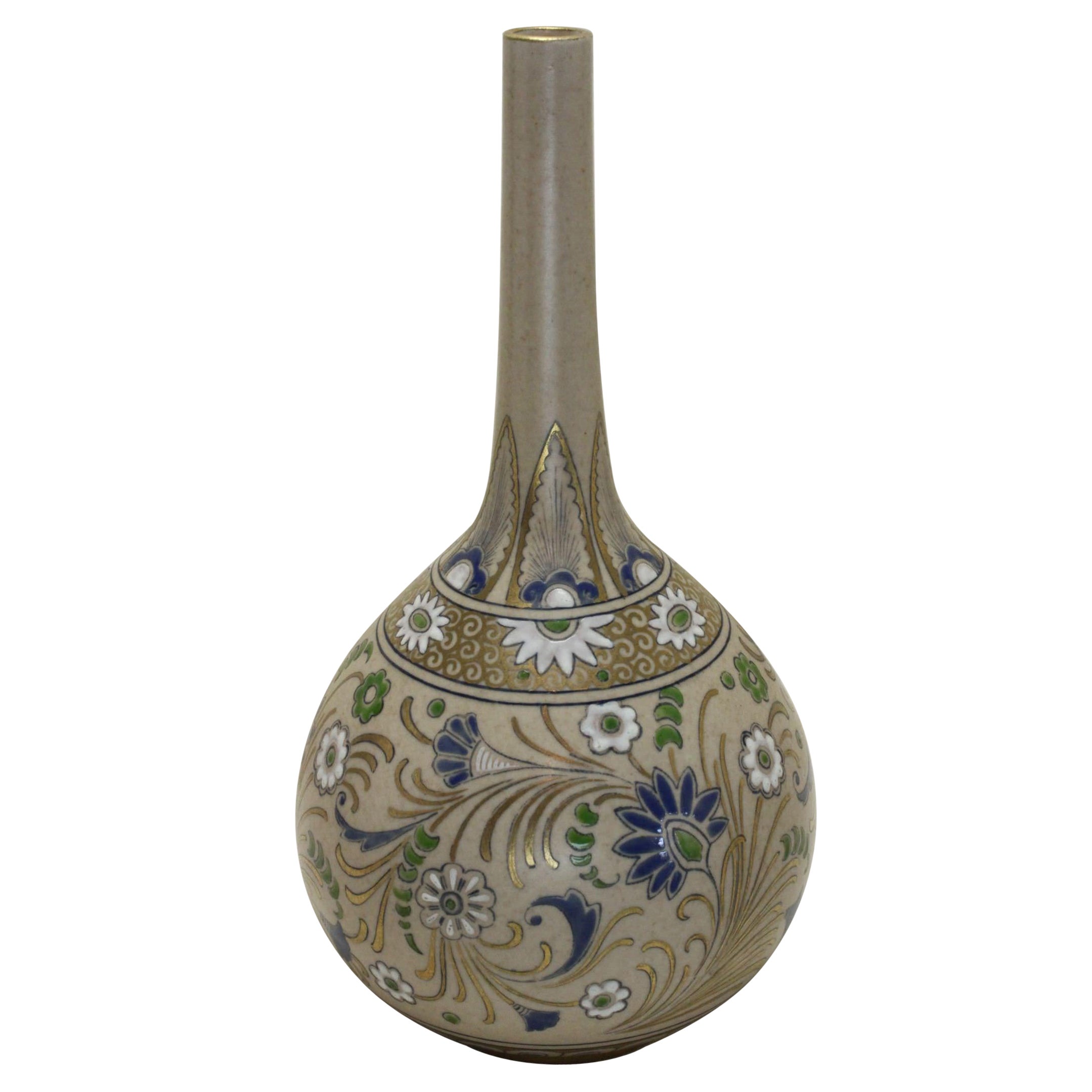 Doulton Lambeth Carrara Ware Vase by Mildred Smallfield For Sale