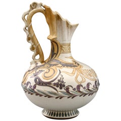 Doulton Lambeth Carrera Ware Art Pottery Face Mask Jug by Edith Lupton at  1stDibs