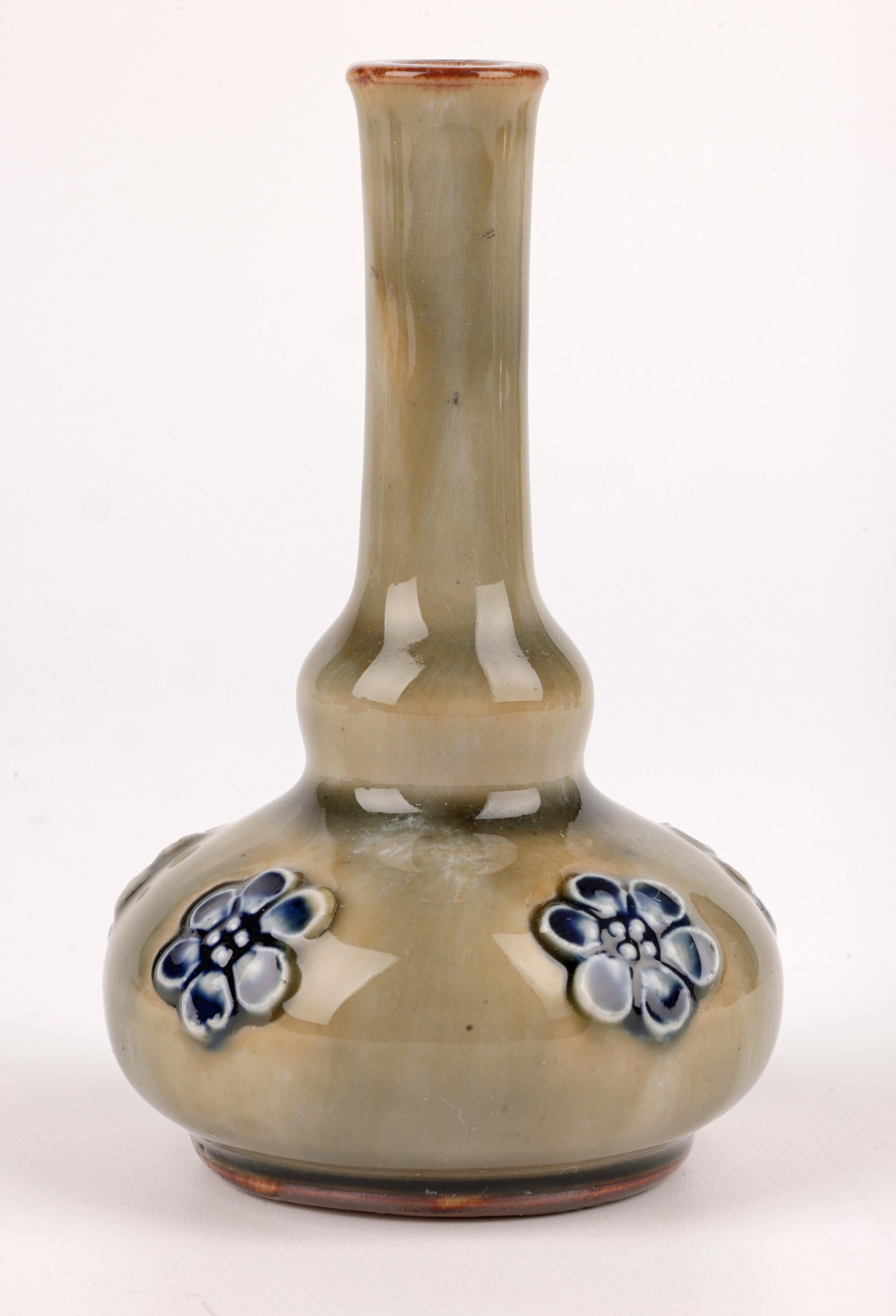 Doulton Lambeth Collection Eight Miniature Vases & Ewers For Sale 8