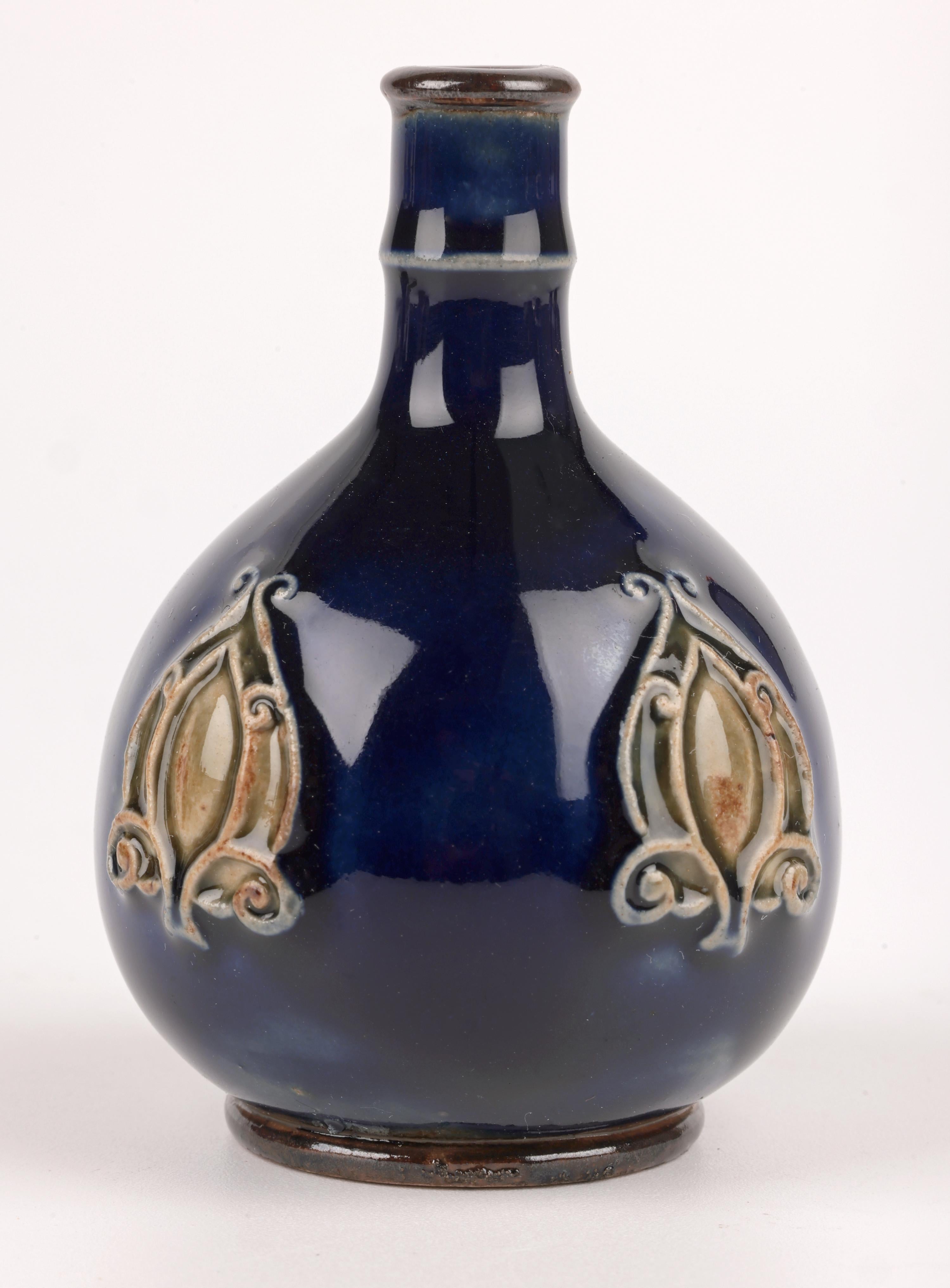 Doulton Lambeth Collection Eight Miniature Vases & Ewers For Sale 11
