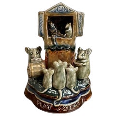 Doulton Lambeth Mouse Group, circa 1900