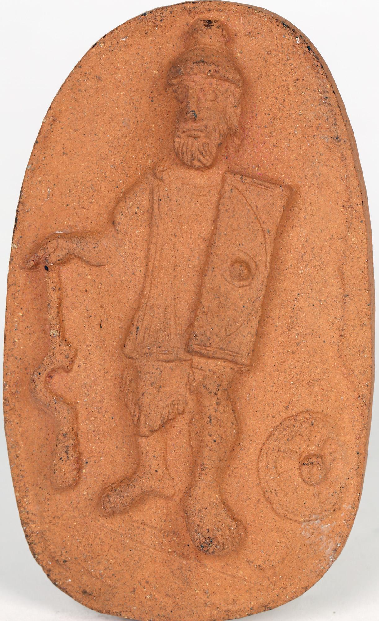 Doulton Lambeth Roman Artifact Terracotta Plaque By Joseph Mott For Sale 2