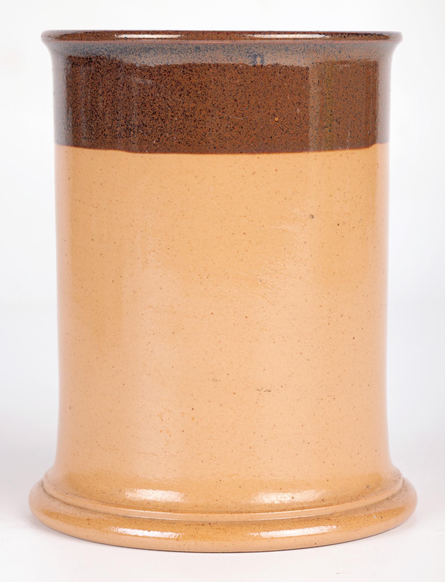 Doulton Lambeth Manchester Crypt Printed Salt Glazed Vase  For Sale 7