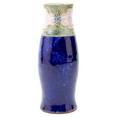 Antique Doulton Lambeth Stoneware Vase 19th Century