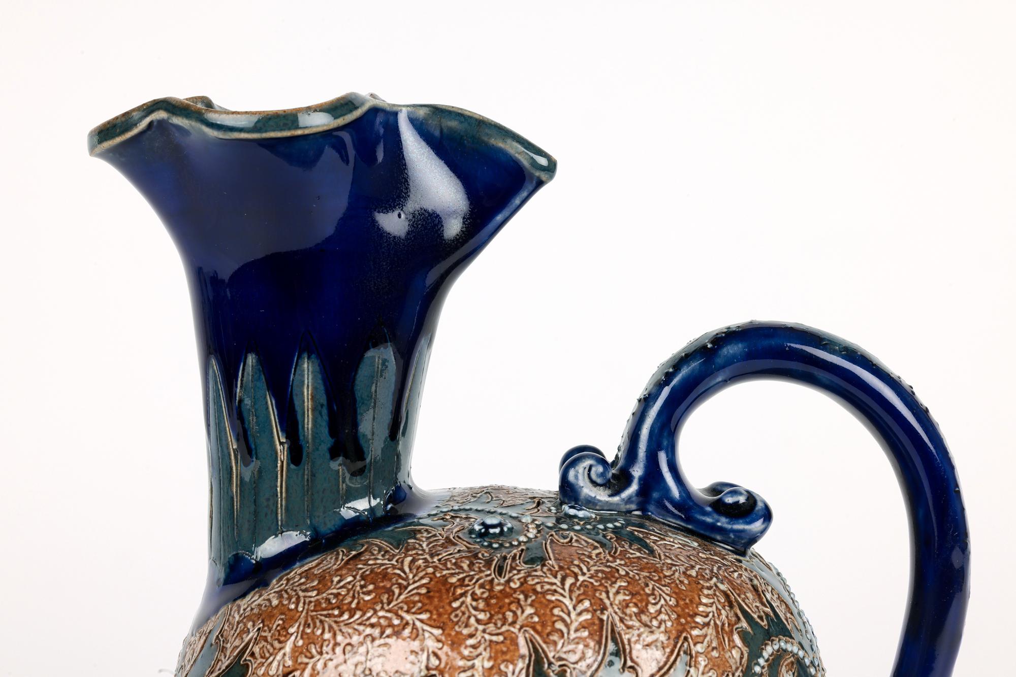Doulton Lambeth Zoomorphic Stylized Art Pottery Jug di Eliza L. Hubert in vendita 9