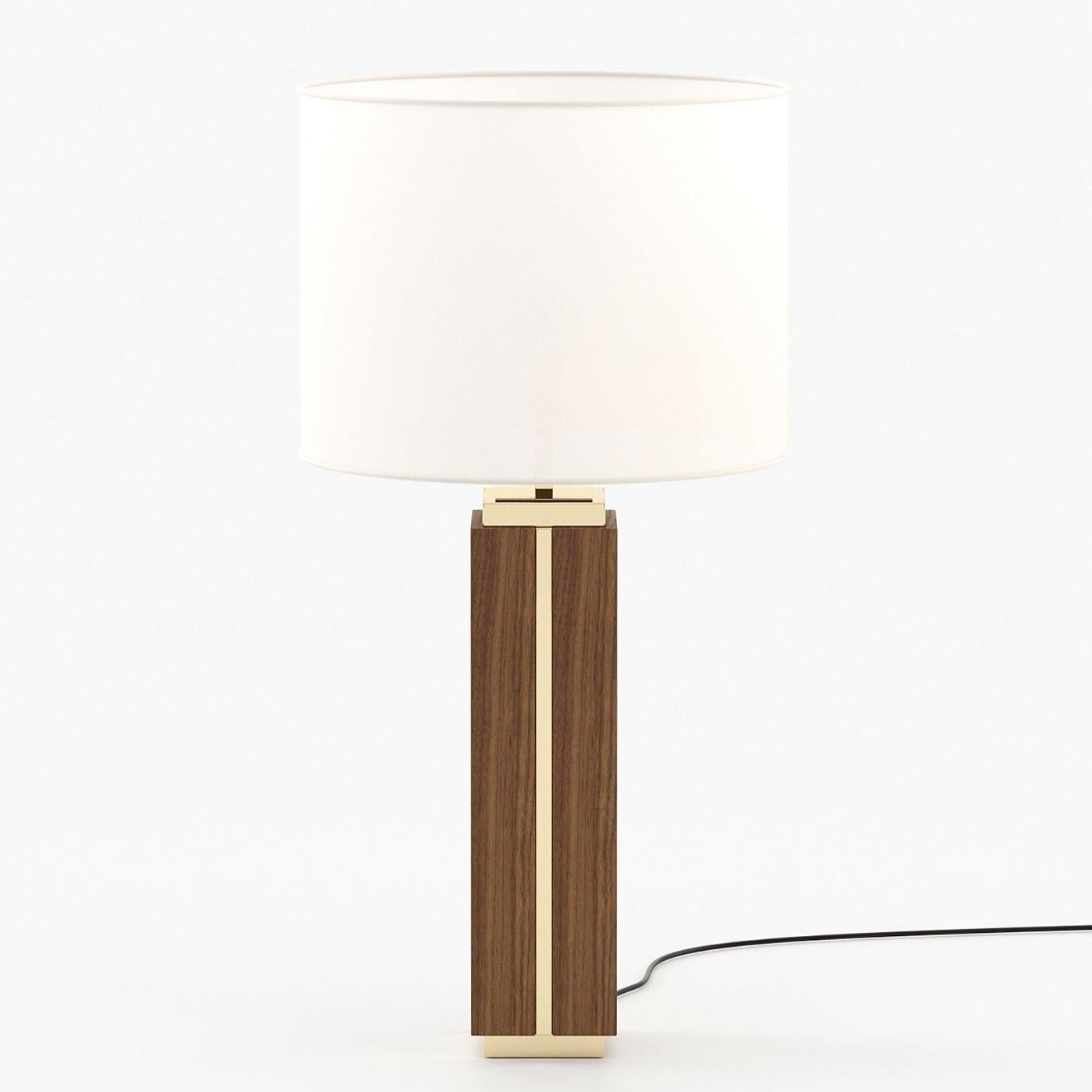 Dounia Walnut Table Lamp In New Condition For Sale In Paris, FR