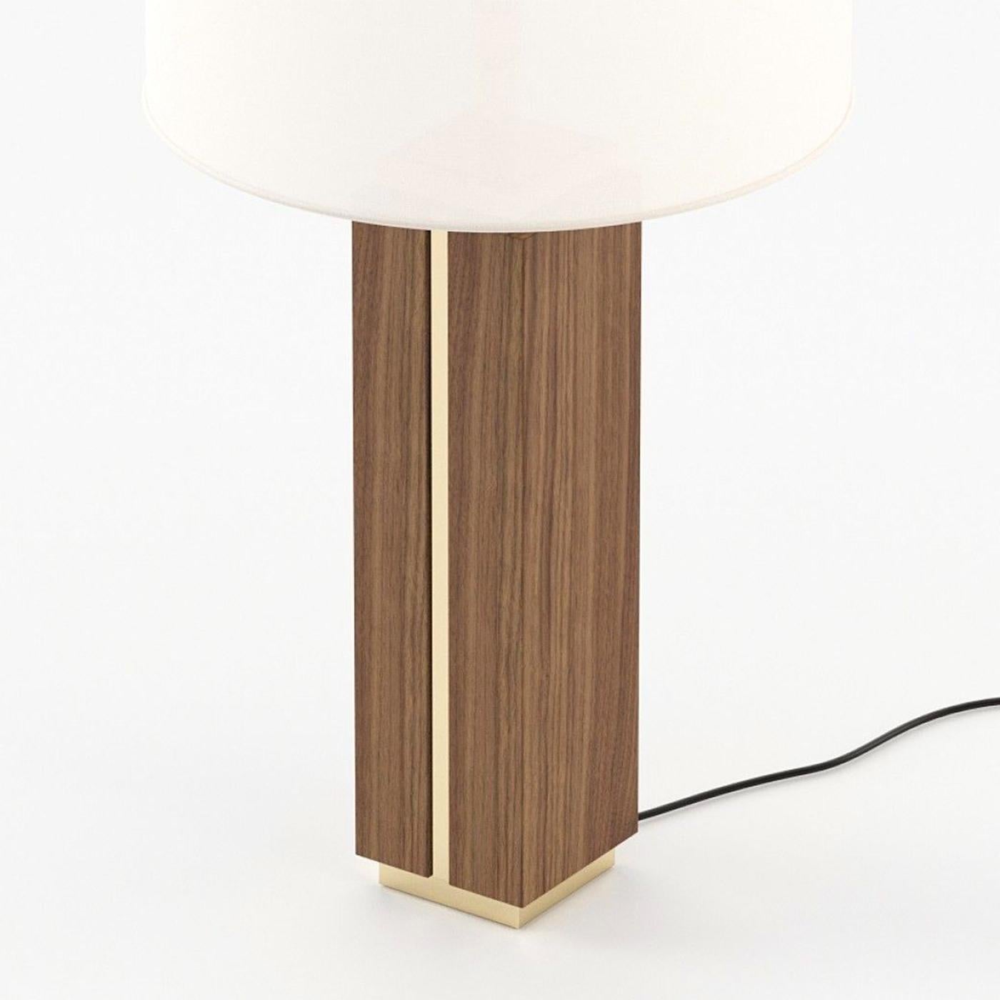 Dounia Walnut Table Lamp For Sale 1
