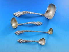 Douvaine by Unger Sterling Silver Flatware Set Service 131 Pieces Dinner Rare