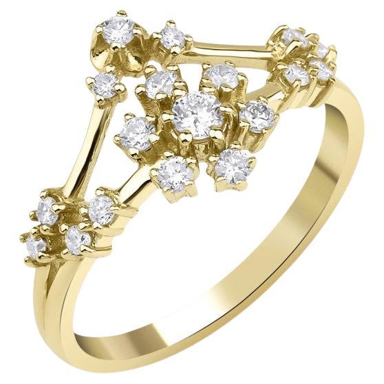 0.30ct Diamond Cluster Ring For Sale