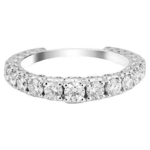 1.12ct Diamond Wedding Band Ring For Sale