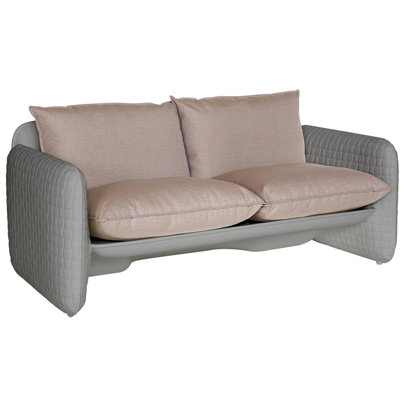 Dove Gray Mara Sofa by Lorenza Bozzoli