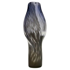 Dove grey blue graal sculptural vessel