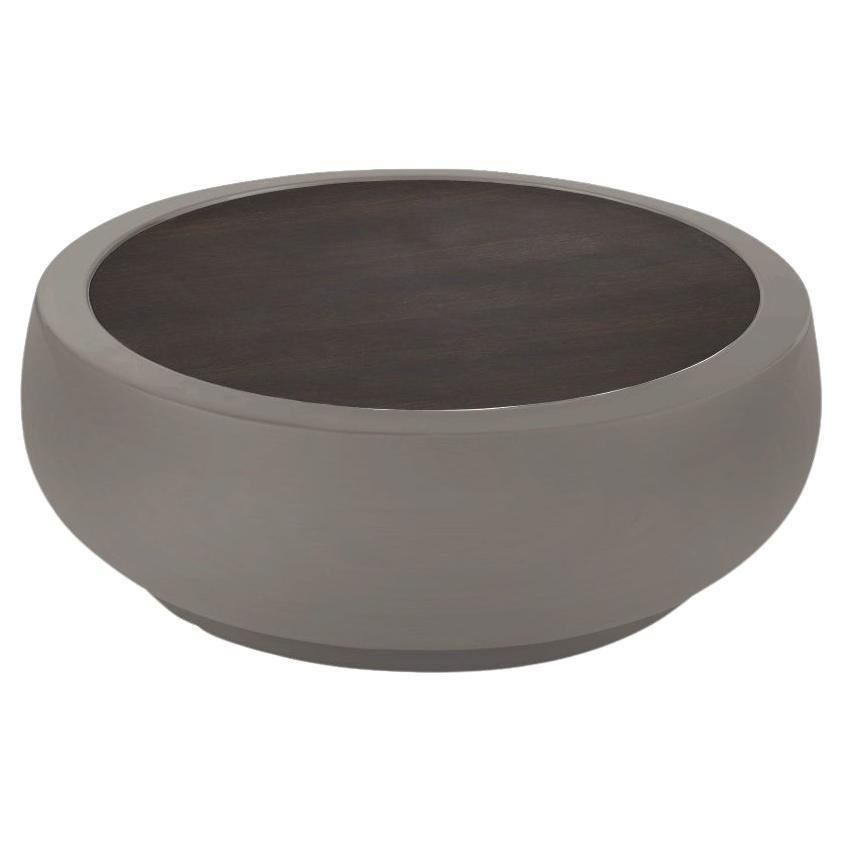 Table basse « Chubby » gris tourterelle par Marcel Wanders