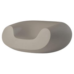 Fauteuil lounge Chubby gris tourterelle par Marcel Wanders