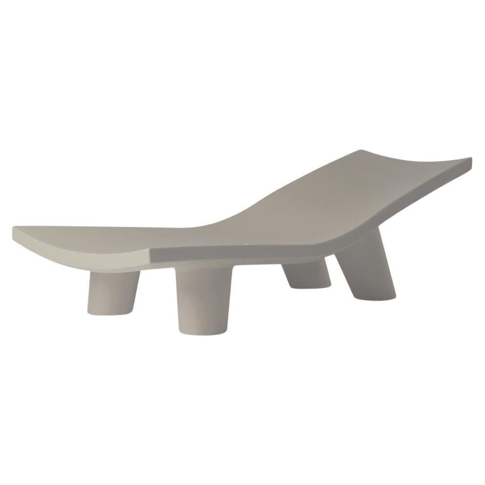 Dove Grey Low Lita Lounge Chaise Longue by OTTO Studio