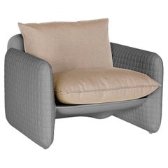 Dove Grey Mara Armchair by Lorenza Bozzoli