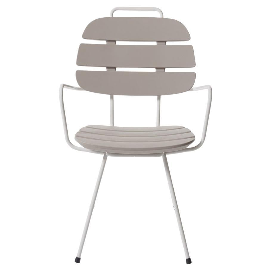 Dove Grey Ribs Chair by OTTO Studio