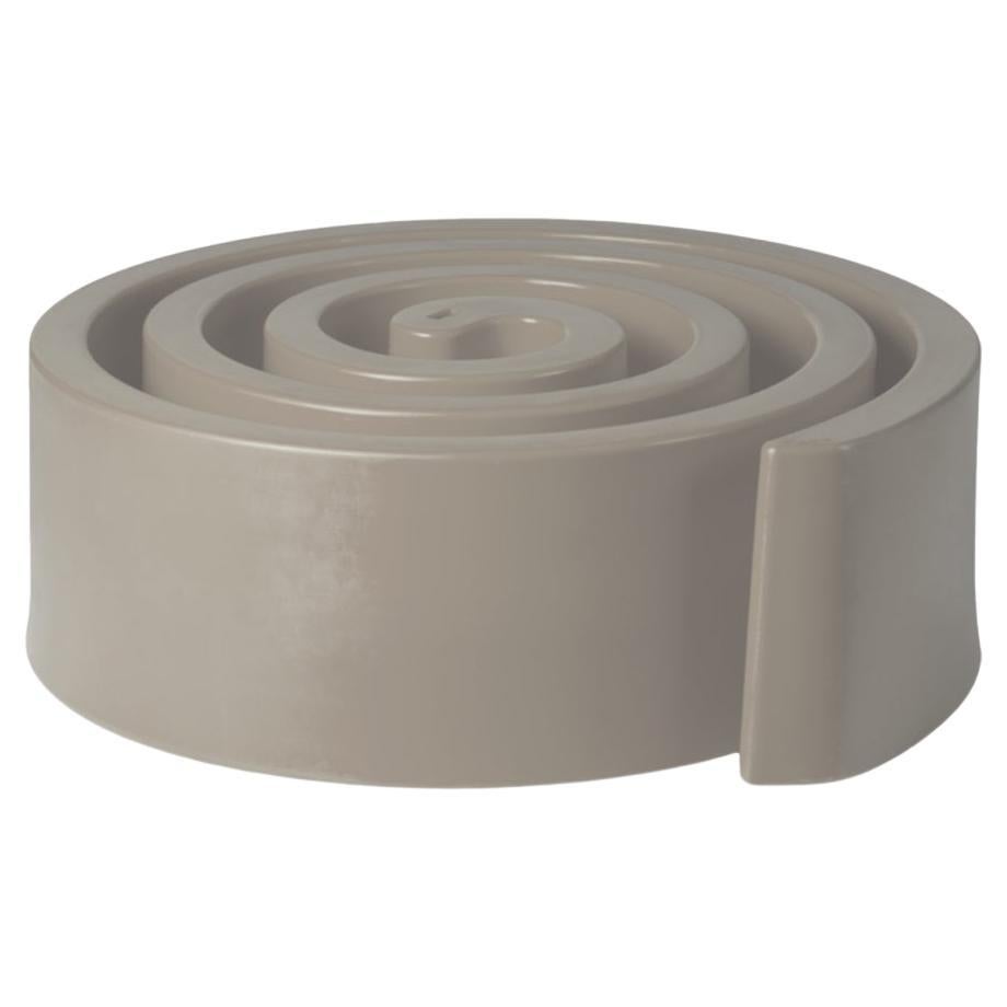 Dove Grey Summertime Pouf by Giò Colonna Romano