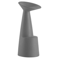 Dove Grey Voilà High Stool by Marc Sadler