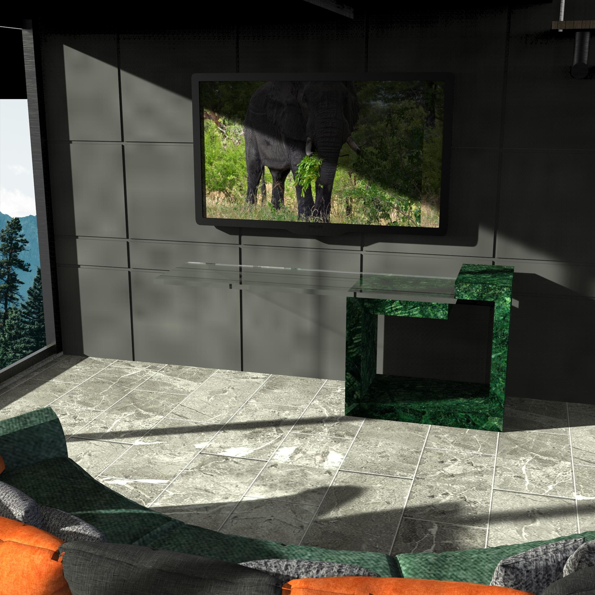 Table TV Dove Marble Modern Design Italian Marble Craftmanship Made in Spain en vente 8