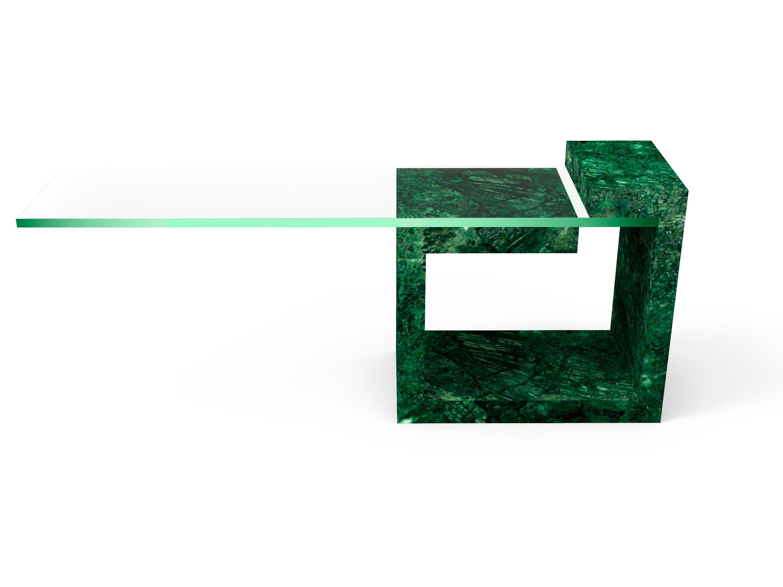 Espagnol Table TV Dove Marble Modern Design Italian Marble Craftmanship Made in Spain en vente
