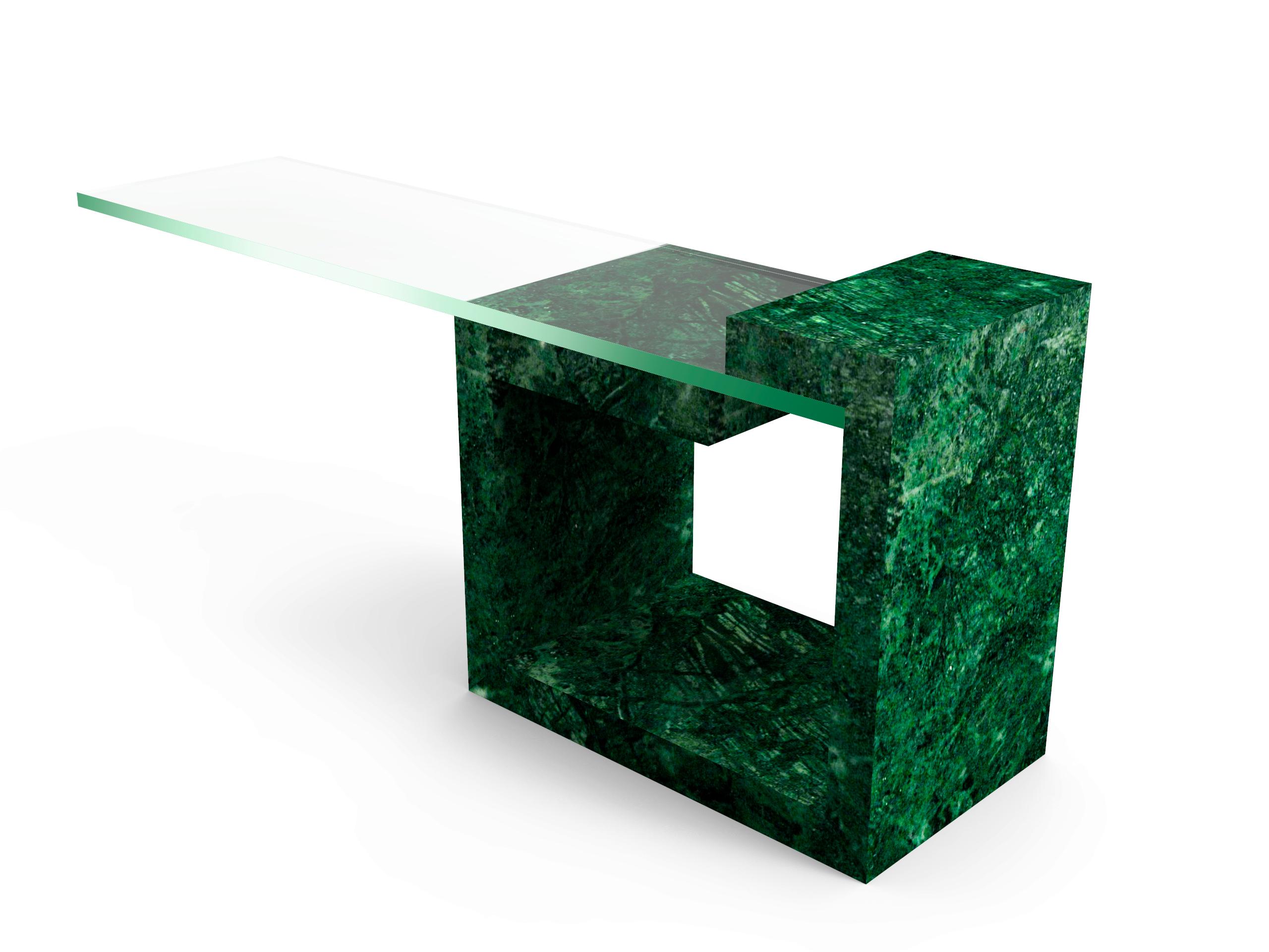 Fait main Table TV Dove Marble Modern Design Italian Marble Craftmanship Made in Spain en vente