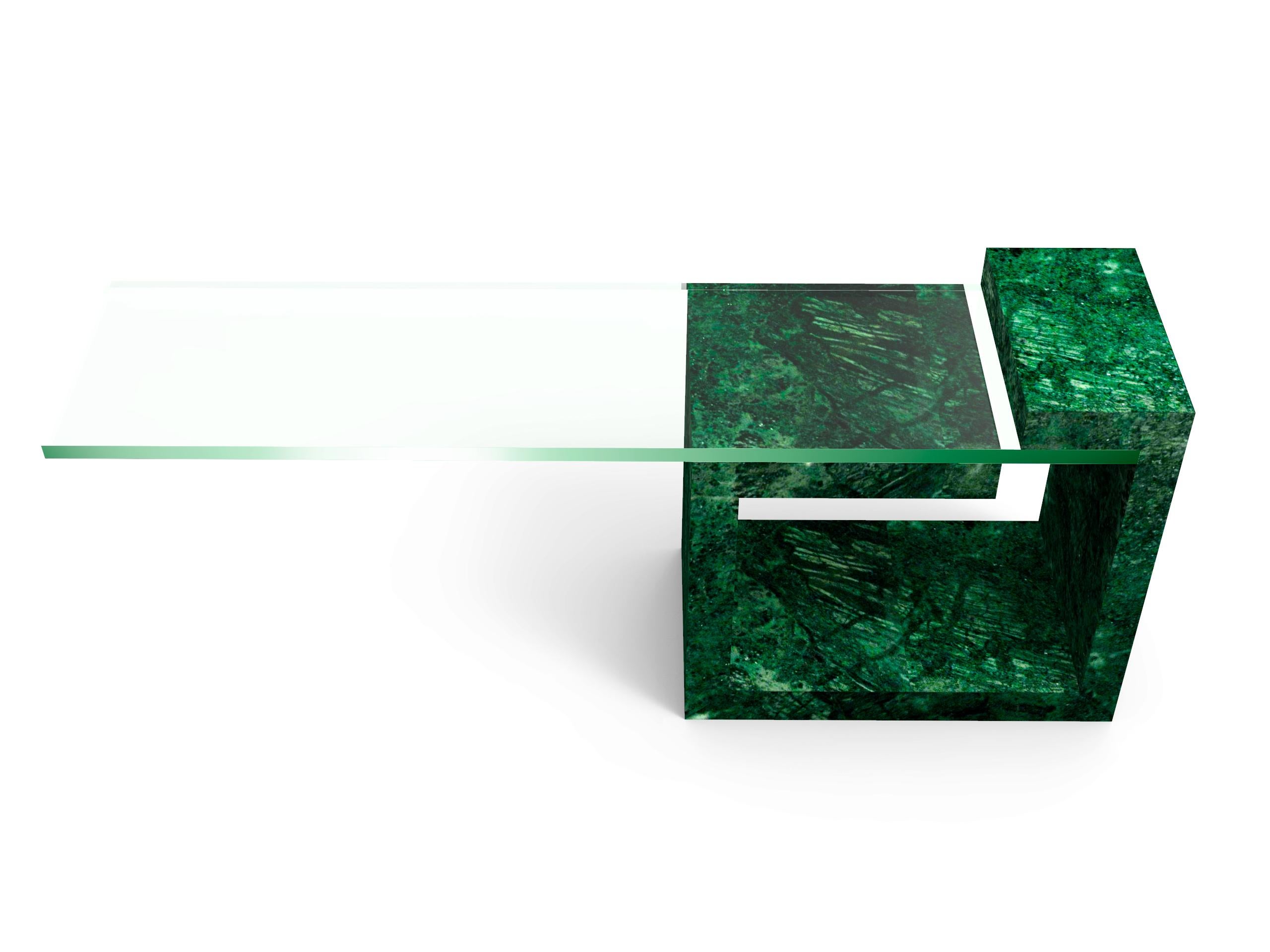 Pierre Table TV Dove Marble Modern Design Italian Marble Craftmanship Made in Spain en vente