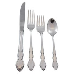 Dover by Oneida Sterling Silver Flatware Set for 12 Service 53 Pieces