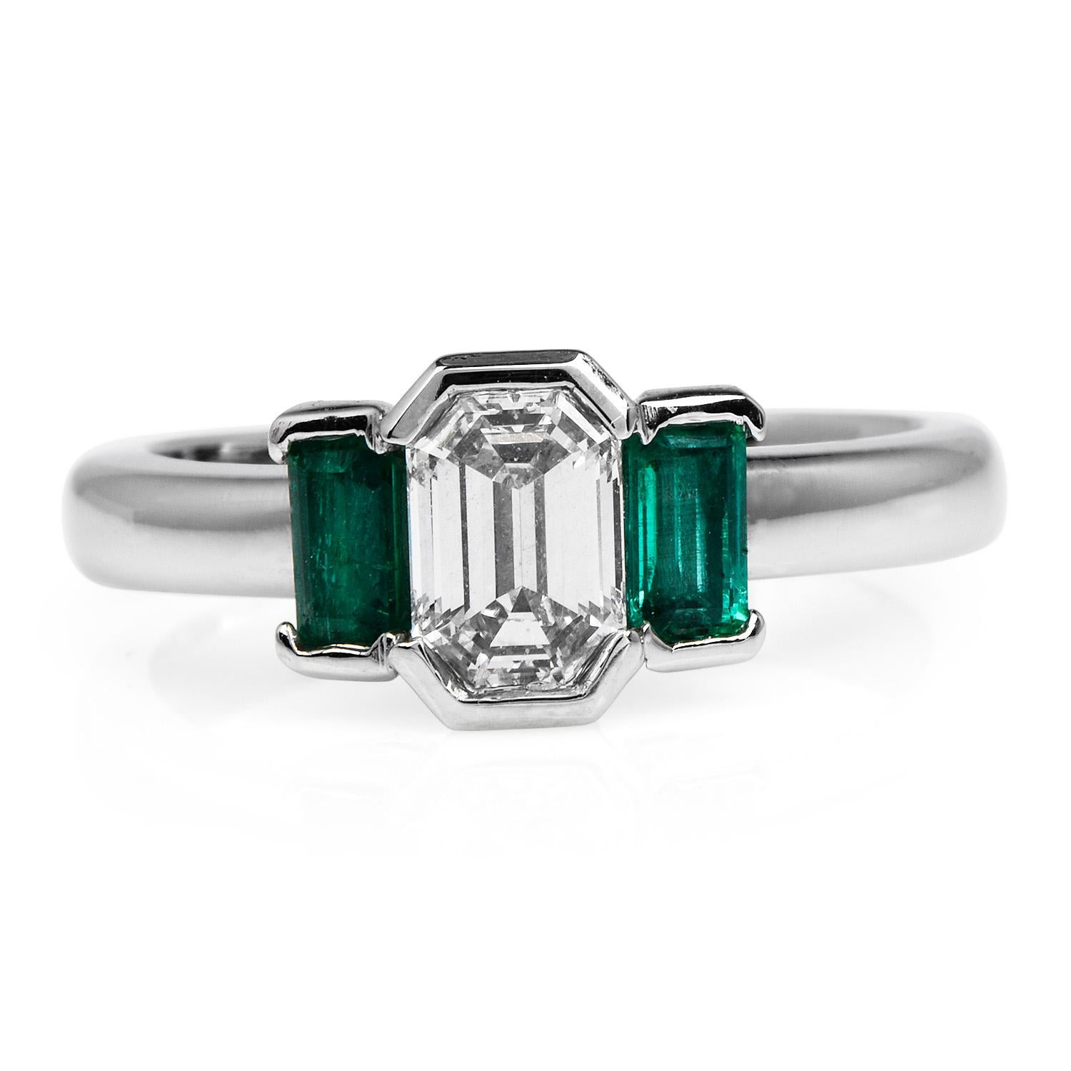 platinum and emerald jewelry