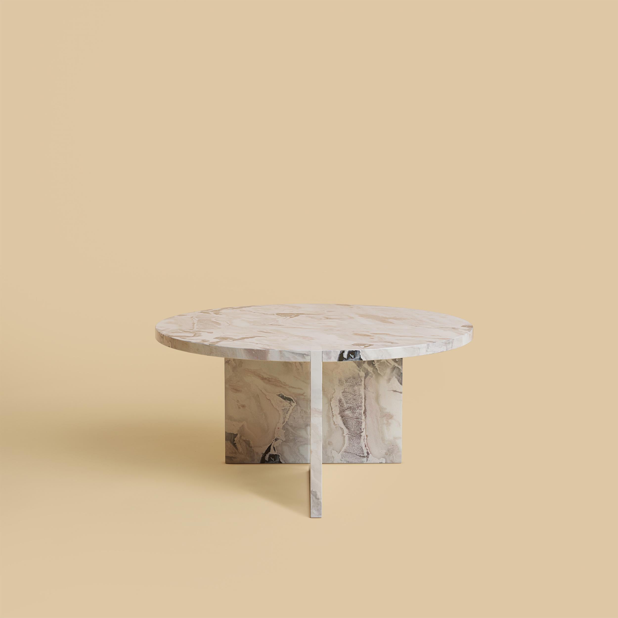 italien Table basse Hashi blanche Dover par Lebanto en vente
