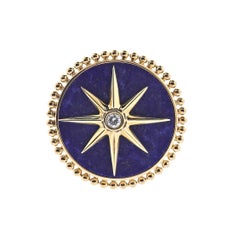 Doves Doron Paloma Gold Diamond Lapis Ring