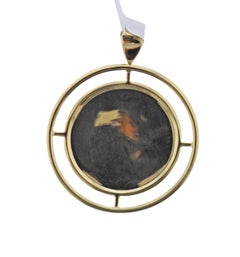 Doves Doron Paloma Gold Diamond Sagittarius Zodiac Pendant