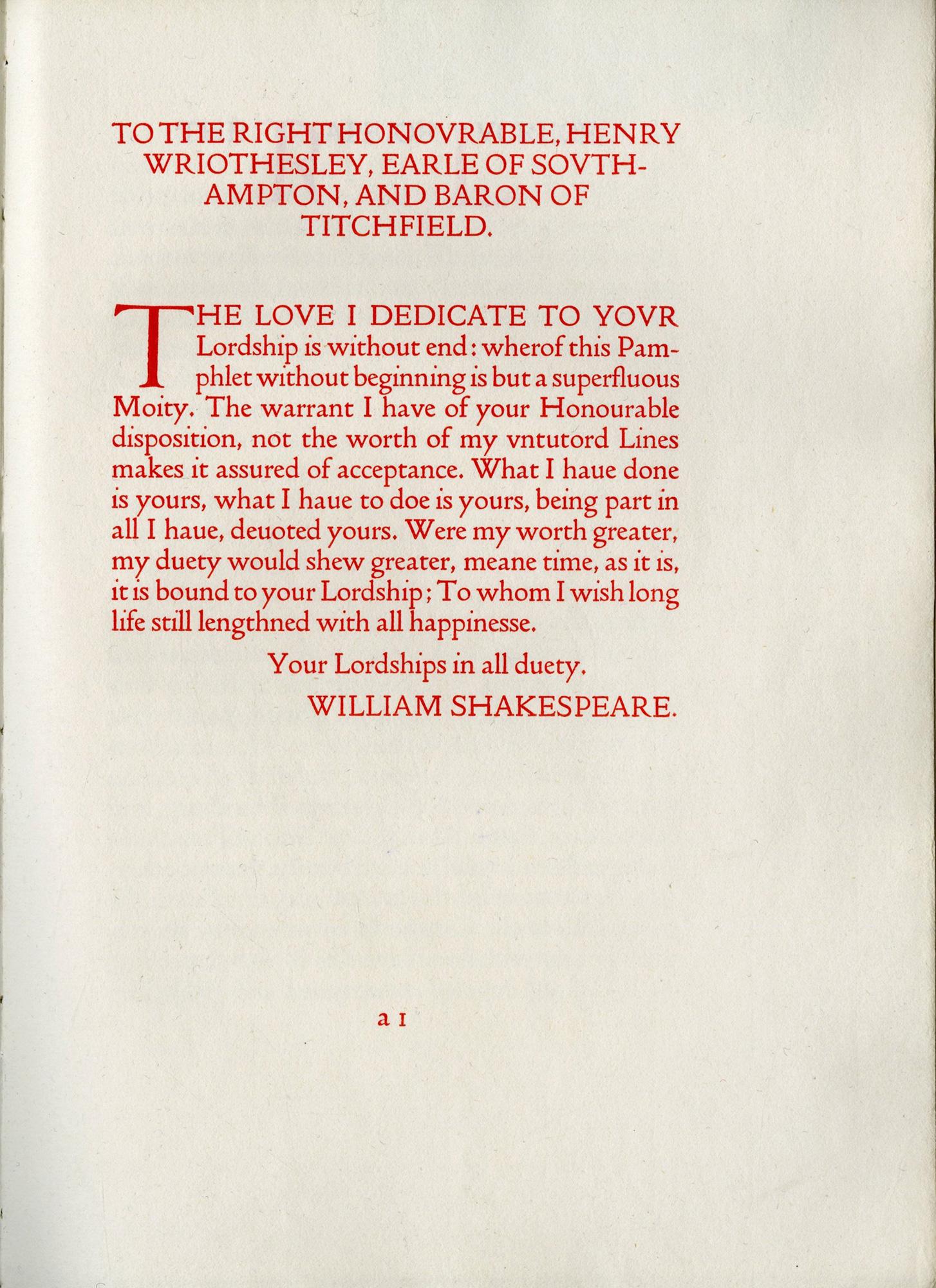 DOVES PRESS - Lucrece - Shakespeare's The Rape of Lucrece - LIMITED EDITION In Excellent Condition For Sale In Middletown, NY