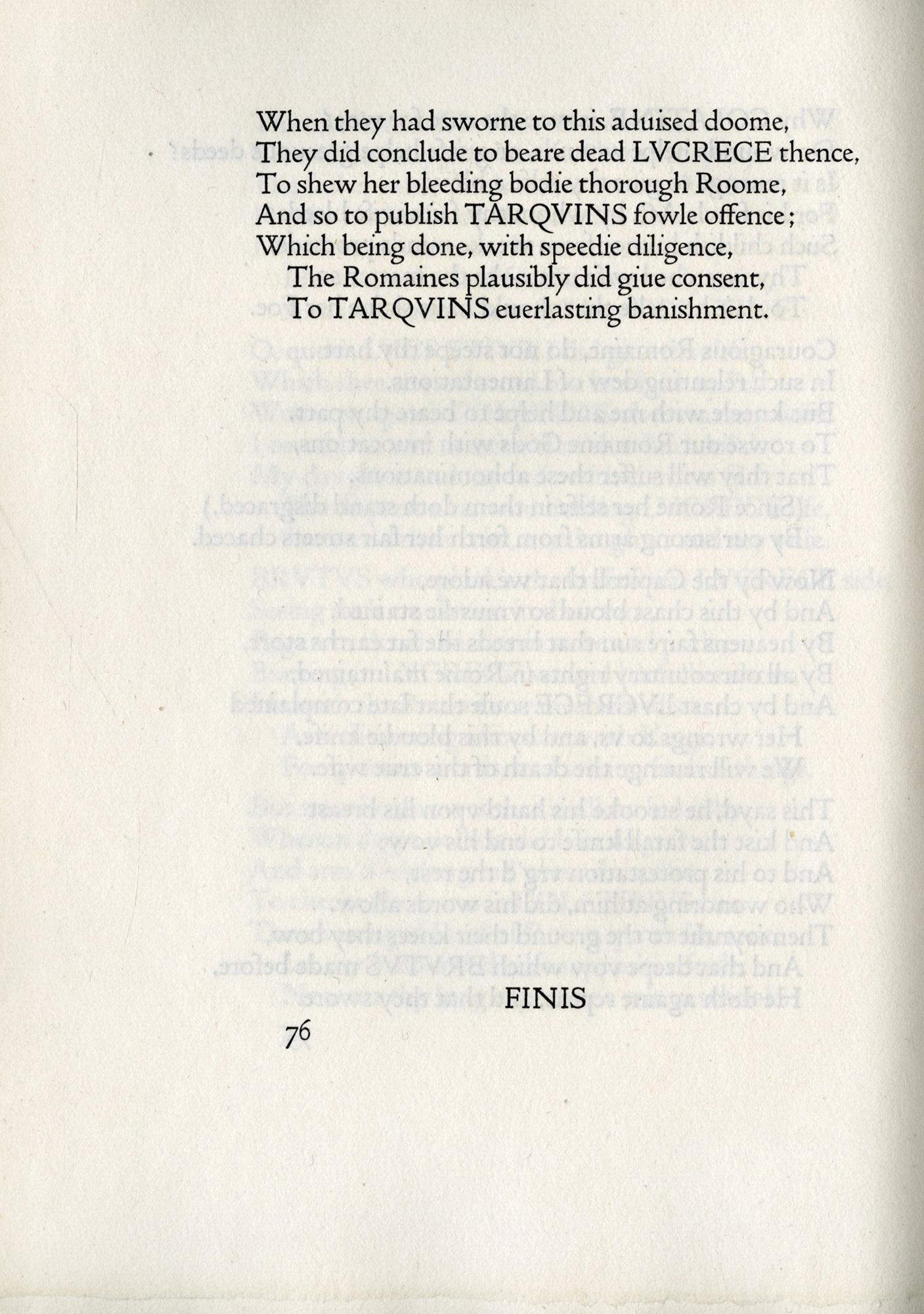 DOVES PRESS - Lucrece - Shakespeare's The Rape of Lucrece - LIMITED EDITION For Sale 2