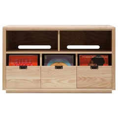 Armoire de rangement en vinyle à queue d'aronde pour Sonos 3 x 1,5 avec étagère pour équipement