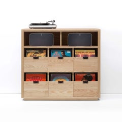 Dovetail for Sonos Vinyl Storage Cabinet 3 x 2.5 with Equipment Shelf