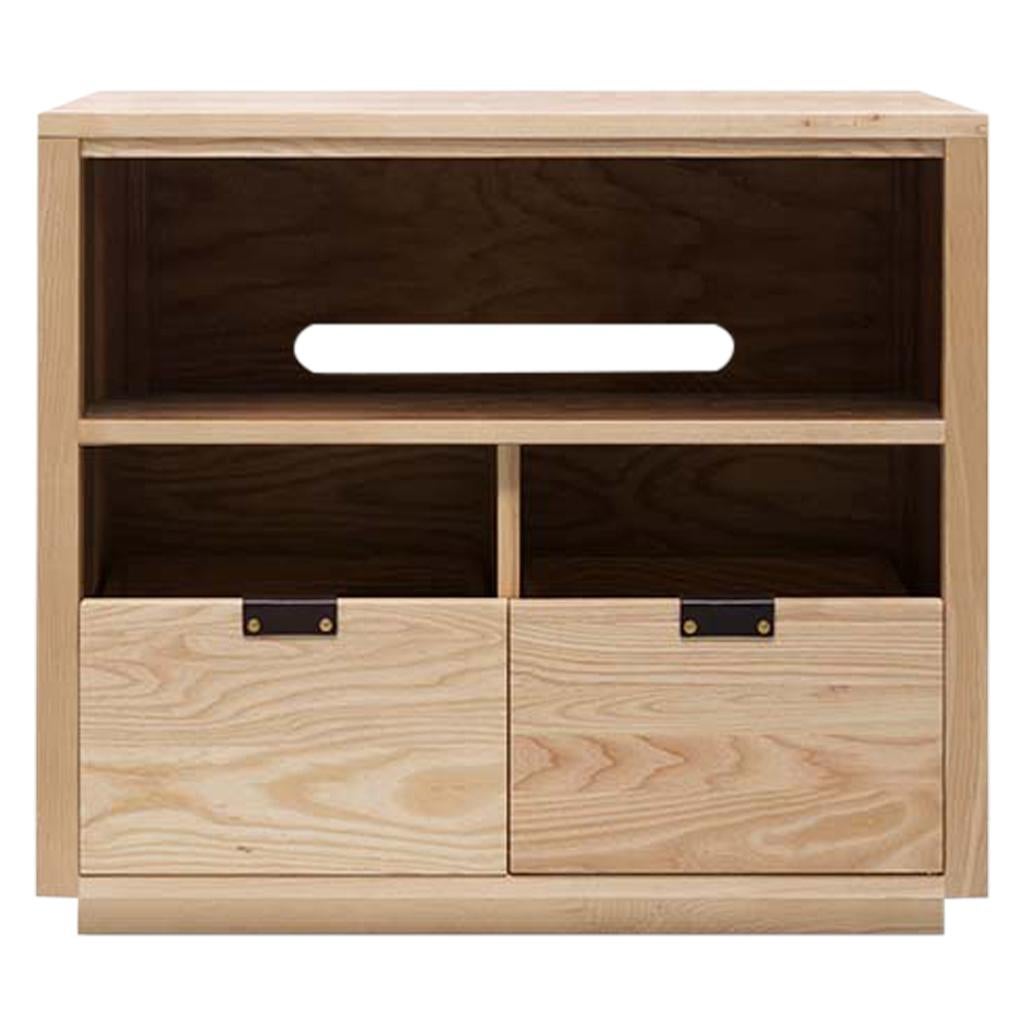 Dovetail for Sonos Vinyl Storage Cabinet with Equipment Shelf For Sale