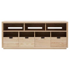 Armadietto a coda di rondine in vinile 4 x 1,5 con ripiano per attrezzature