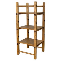 Vintage Dowel system tiered shelving unit